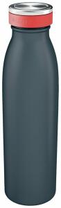 Trinkflasche Cosy, Edelstahl, 500 ml, grau, hält für Stunden kalt oder warm