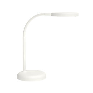LED-Tischleuchte MAULjoy weiß, matte Oberfläche, warmweiß, EEK: D, Lebensdauer: 15.000 h, Schalter am Leuchtenkopf