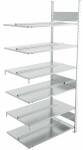 Anbauregal, 2.200 x 1.000 x 600 mm (H x L x T), 6...