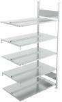 Anbauregal, 1.850 x 1.000 x 600 mm (H x L x T), 5...