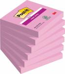 Haftnotiz Super Sticky Note, 76 x 76 mm, 6 x 90 Blatt, 6...
