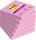 Haftnotiz Super Sticky Note, 76 x 76 mm, 6 x 90 Blatt, 6 Block, tropicalpink