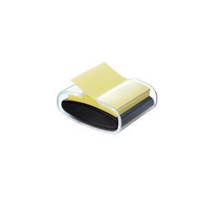 Post-it SuperSticky Haftnotizspender für  Z-Notes, gefüllt, schwarz/transparent