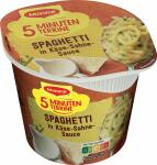 5 Minuten Terrine Spaghetti Käse Sahne...