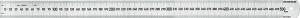 Premium-Stahllineal, 50 cm, rostfreier Edelstahl, mm- und 1/2 mm- Aufteilung