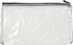 Mesh Bag, DIN-lang, 240 x 135 mm, transparentem PVC, Netzgewebe verstärkt