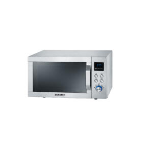 Mikrowelle MW7774 mit Grill und Heißluft, silber, 25 Liter, 10 Leistungsstufen 8 Automatik-Kochprogramme, 900 Watt