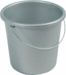 Haushaltseimer, 5 Liter, silber, mit Metallbügel und...