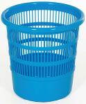 Papierkorb, 30 cm, rund, durchbrochen, blau