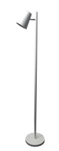 Unilux SPOTY LED Standleuchte weiss, separate Lichtquelle, Kopf schwenkbar