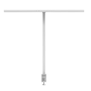 Unilux STRATA LED Schreibtischleuchte weiss, dimmbar, mit Helligkeitssensor und Klemmbefestigung