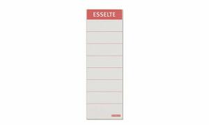 ESSELTE OrdnerrückenEtikett 60x190 mm lang breit weiß (33512190