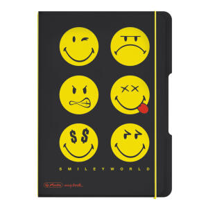 herlitz Notizheft my.book flex Smil eyWorld Black, DIN A5 (50008926)