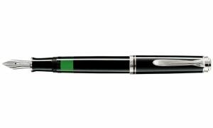 Pelikan Füllhalter Souverän 405, schwarz/silber, B (56924803)
