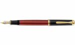 Pelikan Füllhalter Souverän 600, schwarz/rot, F...
