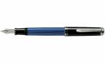Pelikan Füllhalter Souverän 405, schwarz/blau,...