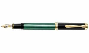 Pelikan Füllhalter Souverän 600, schwarz/grün, F (56977520)