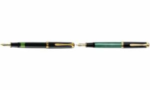 Pelikan Füllhalter Souverän 400, schwarz/gold, EF (56985176)