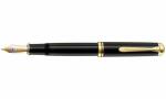 Pelikan Füllhalter Souverän 1000, schwarz/gold,...