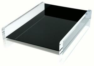 WEDO Acryl Briefablage A4 gk.sw