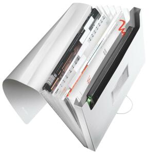 LEITZ Fächermappe Style, A4, PP, 6 Fächer, arktik-weiß (80395704)