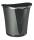 LEITZ Papierkorb Allura, aus Kunsts toff, 18 Liter, schwarz (80520495)