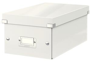 LEITZ DVD-Ablagebox Click & Store W OW, weiß (80604201)